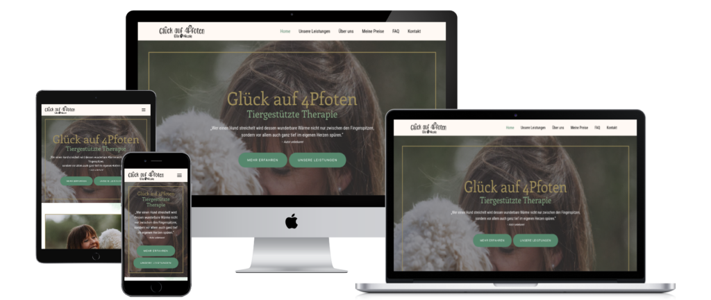 Neue Website für Ella & Nicole – Dein Glück auf 4Pfoten